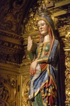 Statue of the pregnant Virgin Mary, depiction of the pregnant Virgin Mary, Sé Catedral de Évora