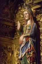 Statue of the pregnant Virgin Mary, depiction of the pregnant Virgin Mary, Sé Catedral de Évora
