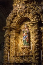 Statue of the pregnant Virgin Mary, depiction of the pregnant Virgin Mary, Sé Catedral de Évora