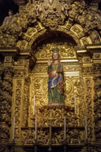 Statue of the pregnant Virgin Mary, depiction of the pregnant Virgin Mary, Sé Catedral de Évora