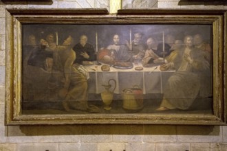 Picture of the Last Supper in the Cathedral of Evora, Sé Catedral de Évora Basílica Sé Catedral de