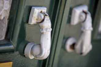 Iron door knocker, Evora, Ã‰vora district, Portugal