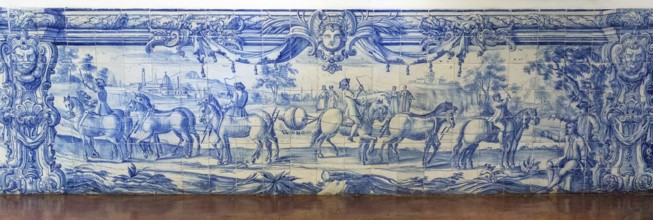 Classical Azuleros in the University, Colégio do Esírito Santo, old University of Evora, Evora,