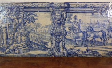 Classical Azuleros in the University, Colégio do Esírito Santo, old University of Evora, Evora,
