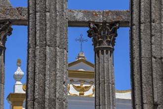 The Temple of Diana in Evora, Evora, Évora district, Portugal