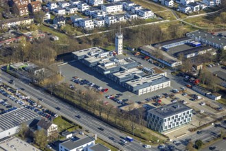 Aerial photo, rescue centre Soest district control centre, Soest, Soester Börde, North