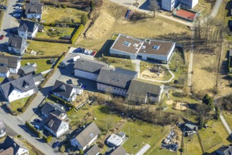 Aerial view, catholic kindergarten St. Antonius, Gerlingen, Wenden, Sauerland, North