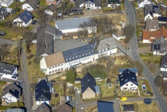 Aerial view, Ottfinger Dorfnest day care centre, school JÜCK - Kulturwerkstatt Wendener Land event