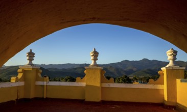 View of the city of Trinidad from the bell tower of the Convento de San Francisco de Asis church,