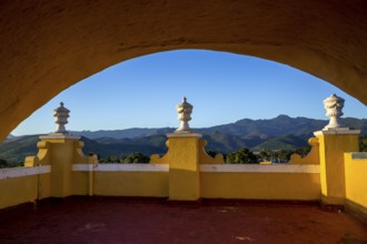 View of the city of Trinidad from the bell tower of the Convento de San Francisco de Asis church,