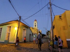 Church Convento de San Francisco de Asis of Trinidad in the Blue Hour, Trinidad, Cuba, Sancti