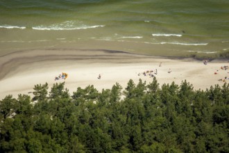 Beach west of KoÅ'obrzeg, Kolobrzeg, Dzwirzyno, Baltic Sea coast, Województwo zachodniopomorskie,