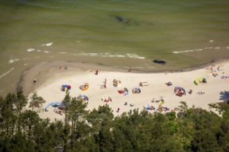 Beach west of KoÅ'obrzeg, Kolobrzeg, Dzwirzyno, Baltic Sea coast, Województwo zachodniopomorskie,