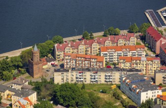 KamieÅ Pomorski, River Dziwna Dievenow, Cammin, Kammin, Baltic Sea coast, Województwo