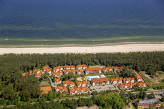 Beach west of KoÅ'obrzeg, Kolobrzeg, Rogowo, Baltic Sea coast, Województwo zachodniopomorskie,
