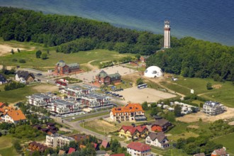 Gmina Karnice, with lighthouse at the Baltic Sea, Warnitz, Baltic Sea coast, Województwo
