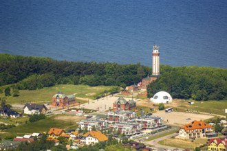 Gmina Karnice, with lighthouse at the Baltic Sea, Warnitz, Baltic Sea coast, Wojewóüdztwo