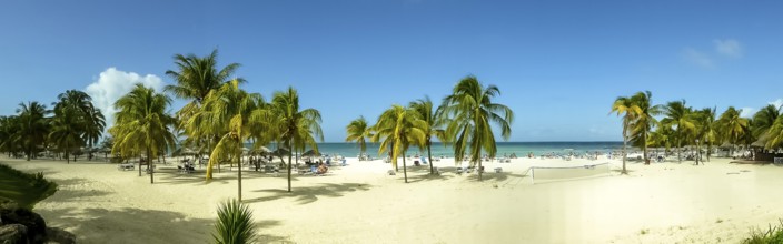 On the tourist beach of Varadero Hotel PARADISUS VARADERO RESORT SPA, Caribbean, Varadero, Cuba,