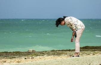 On the tourist beach of Varadero Hotel PARADISUS VARADERO RESORT SPA, Caribbean, Varadero, Cuba,