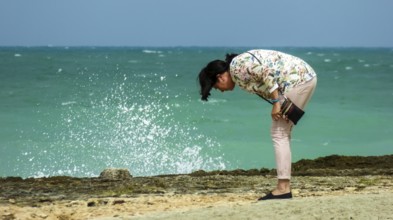 On the tourist beach of Varadero Hotel PARADISUS VARADERO RESORT SPA, Caribbean, Varadero, Cuba,