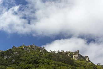 Castelo dos Mouros, Moorish Fortress, Sintra Cascais Natural Park, Grande Lisboa, Lisbon Region,