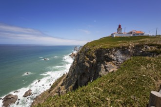 Atlantic coast, Cabo da Roca, westernmost point of the continent of Europe, Lisbon coast, São João