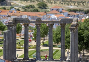 The Temple of Diana in Evora, Evora, Évora district, Portugal