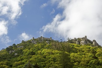 Castelo dos Mouros, Moorish Fortress, Sintra Cascais Natural Park, Grande Lisboa, Lisbon Region,
