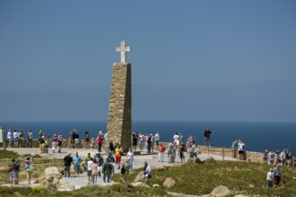 Atlantic coast, Cabo da Roca, westernmost point of the continent of Europe, Lisbon coast, São João