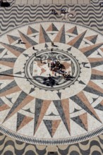 The large compass in the pavement in front of the Monumento a Los Descubrimientos, Lisbon, District