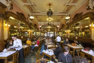 Café Majestic, art nouveau cafe, tavern, restaurant, Oporto, Porto district, Portugal, Europe,