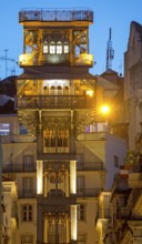 The most famous lift in Portugal Elevador do Município or Elevador da Biblioteca and Elevador de S.