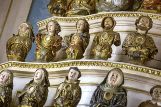 Chapel with figures and relics, Bom Jesus do Monte, pilgrimage church of Braga, Braga, Braga