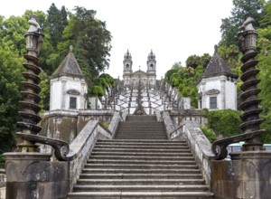 Stairway of the Five Senses, Bom Jesus do Monte, Pilgrimage Church of Braga, Braga, Braga District,