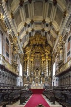 Chancel, Da Sé Cathedral, Barredo Quarter, UNESCO World Heritage Site, Oporto, Porto District,