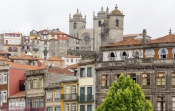 Da Sé Cathedral, Barredo Quarter, UNESCO World Heritage Site, Oporto, Porto District, Portugal,