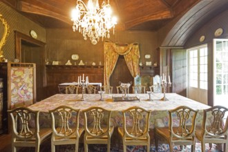 Salon, Casa de Sezim, Grande Escolha winery in the Minho region, the garden of Portugal,