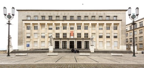 Fakuldade de Letras, University of Coimbra, Coimbra, District of Coimbra, Portugal, Europe, aerial