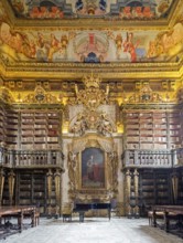 Biblioteca Joanina, historical university library, University of Coimbra, Coimbra, Coimbra