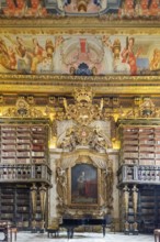 Biblioteca Joanina, historical university library, University of Coimbra, Coimbra, Coimbra