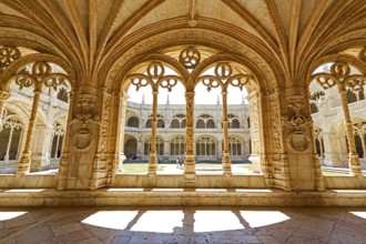 Manueline Cloister of Joao de Castilhos, Mosteiro dos Jerónimos, UNESCO World Heritage Site,