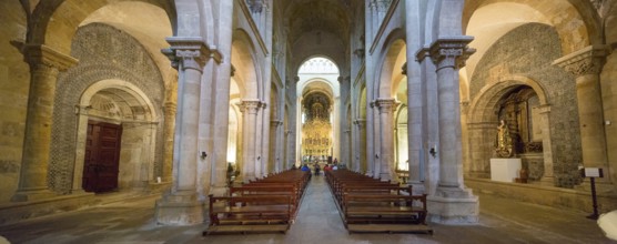 Old Cathedral (Sé Velha) in the historic centre of Coimbra, Coimbra, Coimbra district, Portugal,