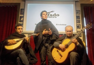 Fado singing and fado performance in a cultural centre in Coimbra, Coimbra, Coimbra district,
