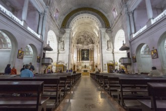 Interior of the Basilica Antiga in Fatima, Fátima, Santarém district, Portugal, Europe, Fátima,