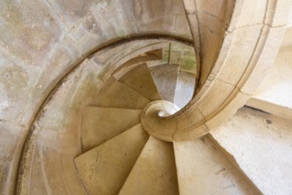 Spiral staircase, Corner staircase of the Great Cloister of Diogo do Torralva, Panorama, Fortress