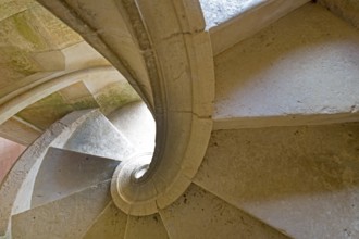 Spiral staircase, Corner staircase of the Great Cloister of Diogo do Torralva, Panorama, Fortress