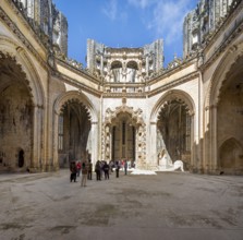 Capelas Imperfeitas, the octagonal mausoleum, Monastery of Santa Maria da VitÃüria, UNESCO World