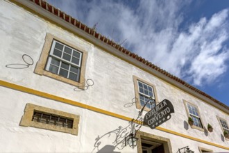 Former monastery becomes a hostel Hotel, picturesque small town Obidos, Ãbidos, Leiria district,