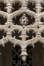 Manueline tracery in the cloister, Monastery of Santa Maria da VitÃüria, UNESCO World Heritage
