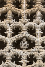 Manueline tracery in the cloister, Monastery of Santa Maria da VitÃüria, UNESCO World Heritage